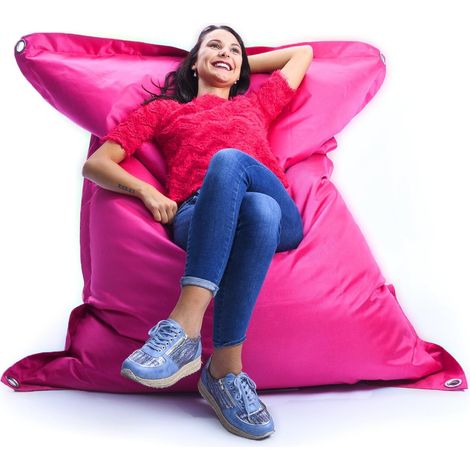 Pouf Extérieur, Outdoor, Jardin, Terrasse, Rose BiG52 IRON RAW