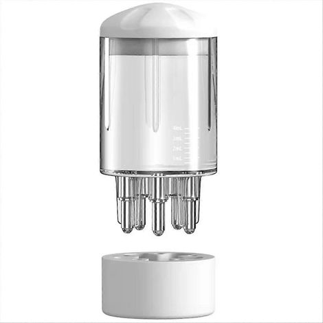 Peigne applicateur pour cuir chevelu avec brosse de massage, flacon applicateur d'huile capillaire, peignes de guidage pour liquides, outils de massage pour les soins capillaires (1/5)