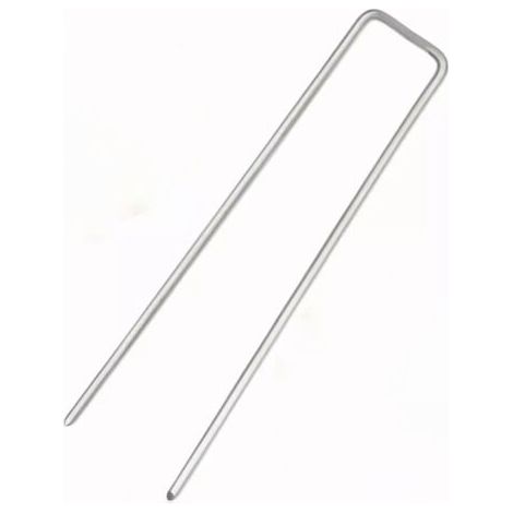 DEESSE SHOP-Piquets de Jardin Biseautés de Type U Piquets de Gazon en Acier galvanisé 50PCS. (1/5)