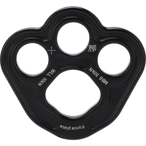 3-Loch-Aluminium-Ankerplatte 50KN für Kletter- und Wanderausrüstung, optimale Widerstandsfähigkeit. (1/5)