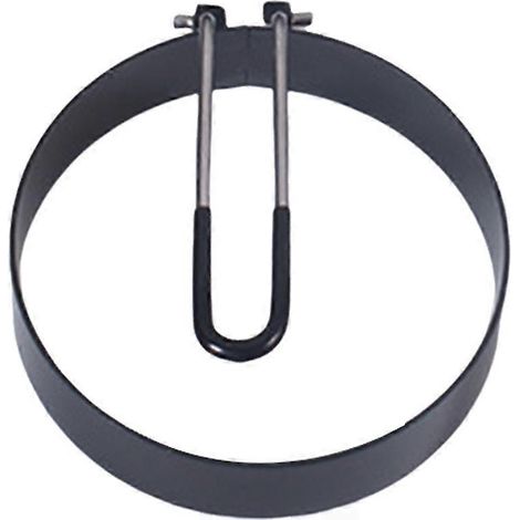 Moule à œufs rond en acier inoxydable avec poignée en silicone, idéal pour les omelettes, les hamburgers, les crêpes et autres préparations pour le petit-déjeuner. Jikaix