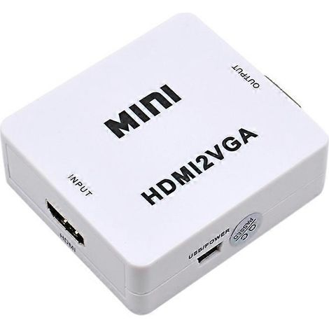 Convertisseur audio Mini HDMI vers VGA (1/3)