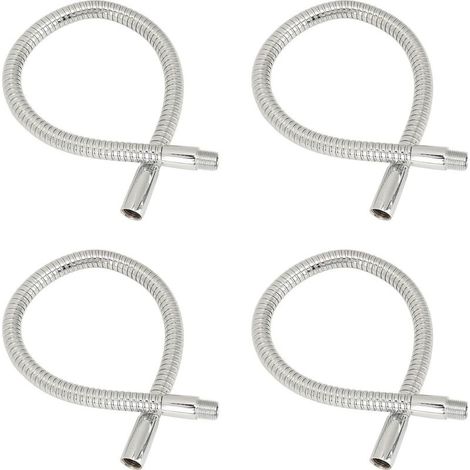 4 Pcs Lampe à Col de Cygne LED, Lumière de Table, Accessoires de Lampe, Tuyau en Métal Chromé de 35cm (1/5)