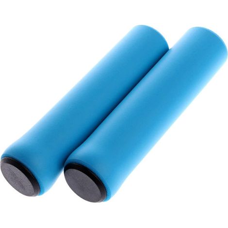 Puños de silicona para manillar de bicicleta, 2 pares (4 piezas), para bicicletas de montaña. Antideslizantes, duraderos y con buen agarre. Accesorios para bicicleta. (1/5)