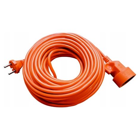 Cable de extensión para jardín, 1 toma, 15 m, 2x1 plastrol (1/2)