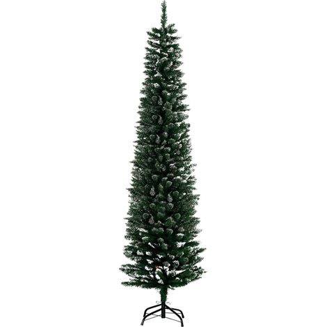 Sapin de Noël artificiel, en métal, vert, 190 cm, pour salon, décoration intérieure, ambiance fête, format pratique, style facile à associer (1/5)
