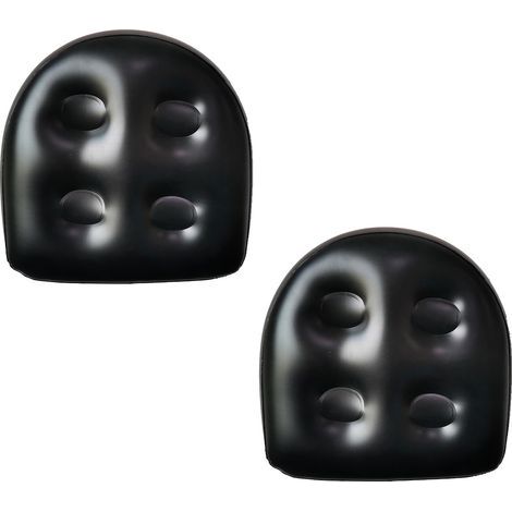 Sièges de Spa pour, Coussin rehausseur Multifonctionnel, Coussin Gonflable et étanche, Tapis de Bain de Massage, Support Dorsal Doux pour Le Bain, 2 pièces (1/5)