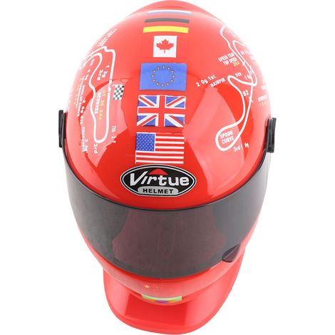 Casque pour animaux de compagnie en plastique technique rouge, élégant et robuste, avec absorption des chocs, pour chiots et activités de plein air. (1/3)