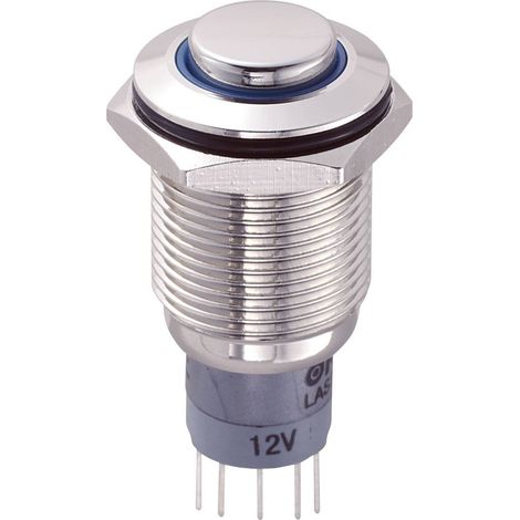 Interrupteur antivandalisme TRU COMPONENTS LAS2GQH-11ZE/B/12V/N/P 701860 250 V/AC 3 A 1 x On/On à accrochage 1 pc(s) (1/3)