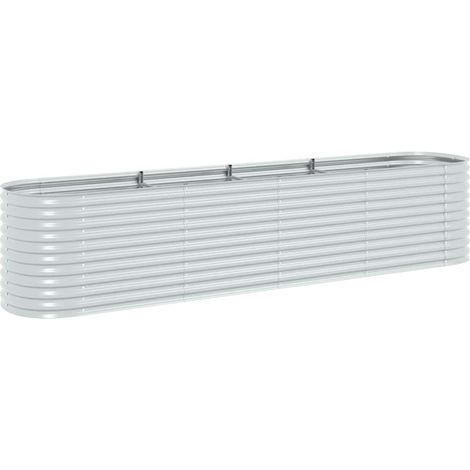 Maison Exclusive - Garten-Hochbeet 400 x 80 x 81 cm Verzinkter St