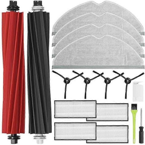 Pièces détachées pour aspirateur robot Roborock S8 Pro Ultra : double brosse principale, brosse latérale, filtre HEPA, lingettes de nettoyage (1/5)