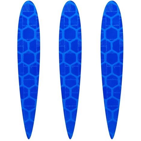 Adesivi Rifrangenti Arrow, 3 pz - Colore: BLU