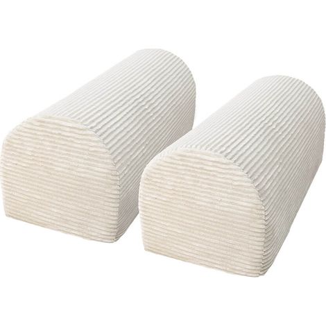 Home Deluxe Accessoires Canapé de jeu LIV Cord Beige - Coussins semi-circulaires