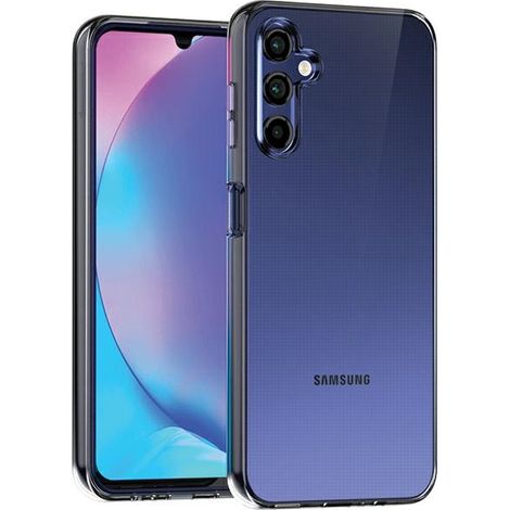 Funda transparente de gelatina de mercurio para Samsung A25