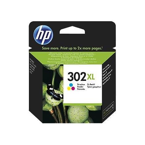 HP Cartuccia originale inchiostro tricromia ad alta capacità 302XL (1/5)