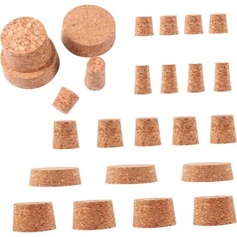 30 bouchons liège - pour bouteilles de vin, bière et bocaux (1/5)