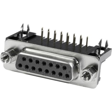 Connfly DS1037-01-15FNAKT74 Embase SUB-D femelle Nombre de pôles: 15 pin à souder 1 pc(s) Tray (1/2)