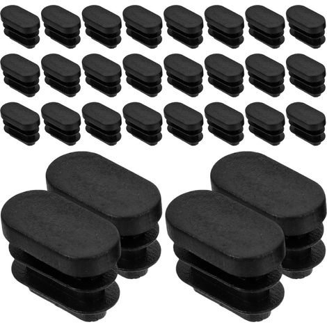 40 Pièces Embouts Ovales pour Pieds de Chaise, Protection (1/4)