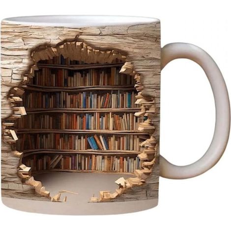 Mug Céramique - 350 ml - Design 3D Espace - Usage Multifonctionnel - Pour Café Thé Chocolat Chaud - 1 Pièce (1/5)