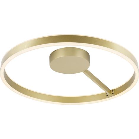 Applique et plafonnier ONE 60 rond 2700/3000K 23W DALI Touch 130° laiton - SLV - 1008554