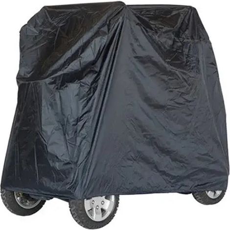 Housse de protection pour scooter de mobilité - Housse de pluie imperméable - Protection contre pluie, poussière et intempéries - Housse extérieure - Noir (1/5)