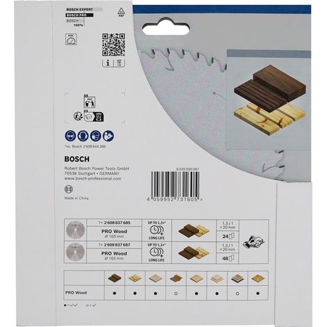 Bosch Master Promotions Promo 2Pack 165 mm CL Pro Wood 2608644735 (1/5)