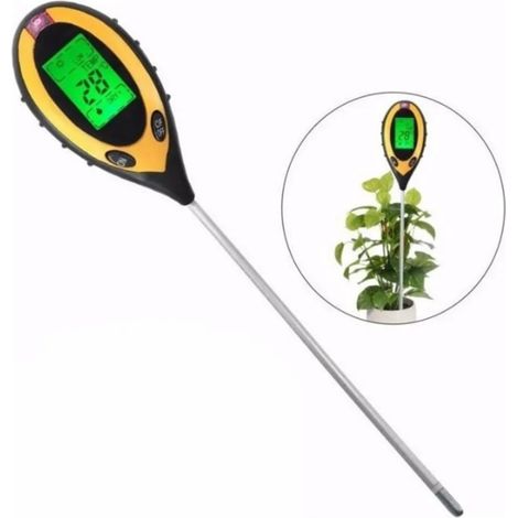 Analyse du sol, humidimètre pour plantes, luminomètre, pH, thermomètre et hygromètre-AquaForge (1/5)