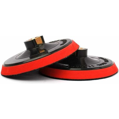 Patin de ponçage auto-agrippant 125 mm x 2 mm en mousse plastique avec bandes adhésives, pour tampons de polissage diamant ou papier de verre de 12,7 cm (1/5)