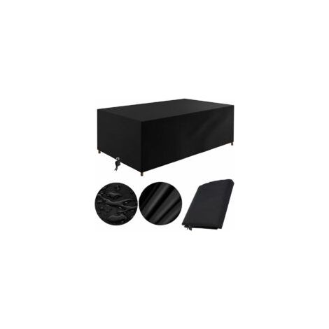 Housse Table de Jardin 120x120, Housse Salon de Jardin Exterieur 120x120x74cm Bache Table de Jardin Impermable Couverture de Protection Meubles Rectangulaire (120x120x72cm) (1/5)
