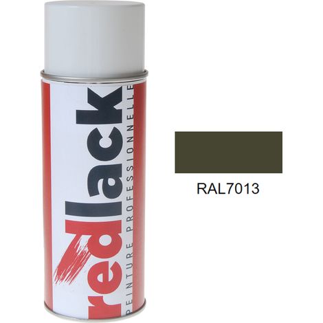 Bomboletta di Vernice spray 400ml – RAL 7013 – Marrone grigiastro – opaca – multisupporto – Redlack