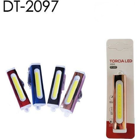Trade Shop - MINI TORCIA LED COB IN ALLUMINIATOREN TASCABILE IP20 VARI COLOURS DT-2097 - (1/5)