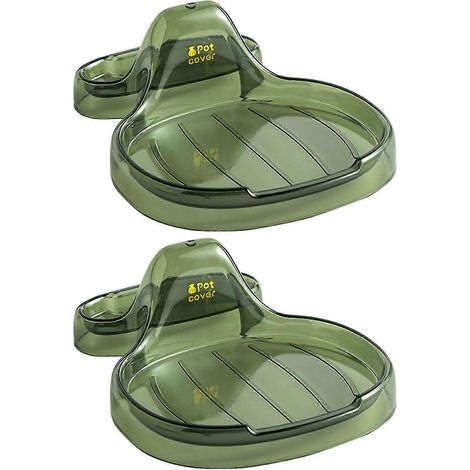 Lot de 2 supports pour couvercles de casseroles, organisateur d'ustensiles de cuisine, support de rangement pour couvercles de casseroles pour la cuisine à domicile (1/5)