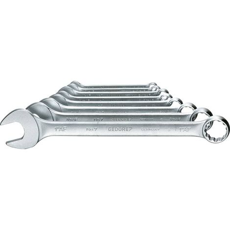 Jeu de clés mixtes Gedore 8 pcs. 3/8-1AF (1/2)