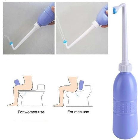Spray bidet portable pour voyage, douchette, seringue d'hygiène personnelle, 420 ml (1/5)
