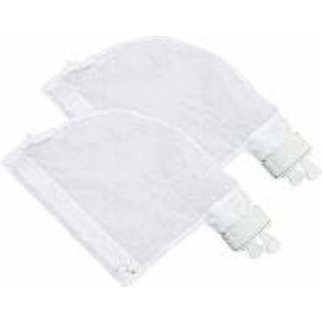 Set di 2 Sacchetti Filtranti per Pulitore Piscina Polaris 280 e 480, con Cerniera e Regolabile, Bianco (1/5)