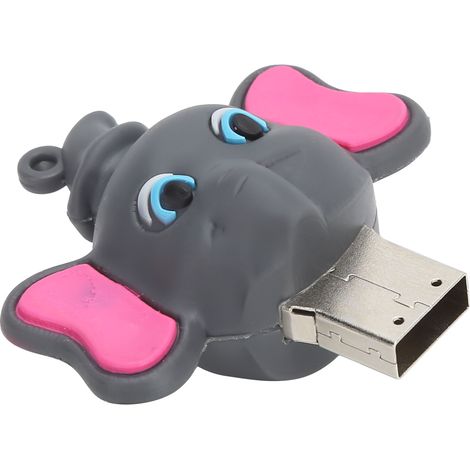 Clé USB 16GB Mignon en Forme de Personnage Cartoon, Plug-and-Play pour Transfert de Données Portable