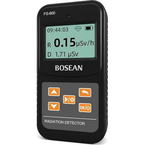 Geigerzähler, Detektor für nukleare Strahlung, persönliches Strahlendosimeter, wiederaufladbarer Geigerzähler mit Batterie, LCD-Anzeige, grafische Darstellung für Beta-, Gamma- und Röntgenstrahlung