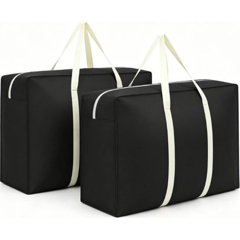 Paquete de 2 bolsas impermeables para mudanzas/almacenamiento de 70x25x50cm - Azul (1/5)