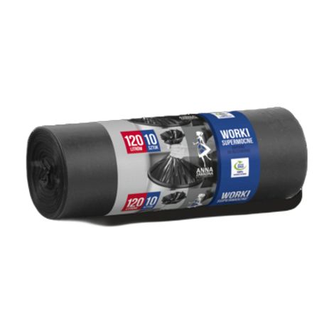 Sacs poubelles Anna Zaradna SUPER STRONG 120L 10 pièces