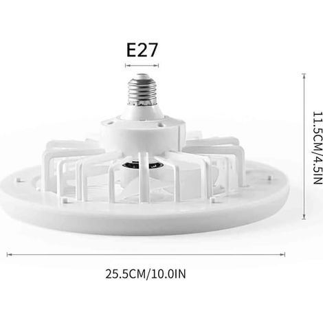 Ventilateur de plafond avec éclairage LED, puissance 30 W, télécommande incluse, moteur silencieux, circulation d’air efficace, luminaire plafonnier pour salon, chambre et bureau (1/5)