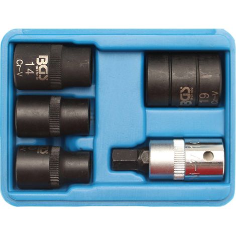 Juego de vasos BGS 1112 1 Acero cromo vanadio metálico