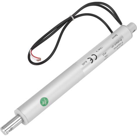 Vérin électrique linéaire miniature 24V, course 50mm, type stylo, avec fin de course intégré, moteur DC compact pour automatismes (1/5)