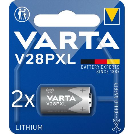 2x Varta V28PXL Photobatterie Lithium 6V 170mAh 1er Blister (1/5)