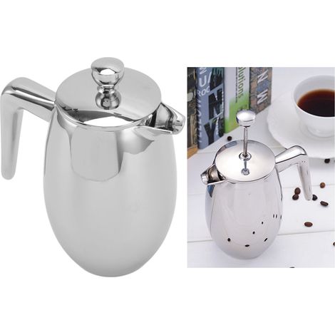 Cafetière à piston en acier inoxydable 304, double paroi, bec en U, 350 ml (1/5)