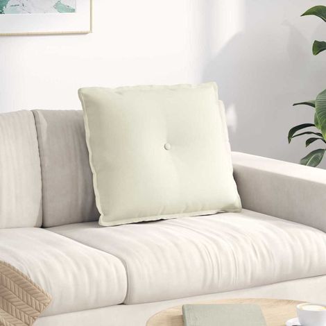 Rückenkissen Creme 60 x 50 cm Cordstoff