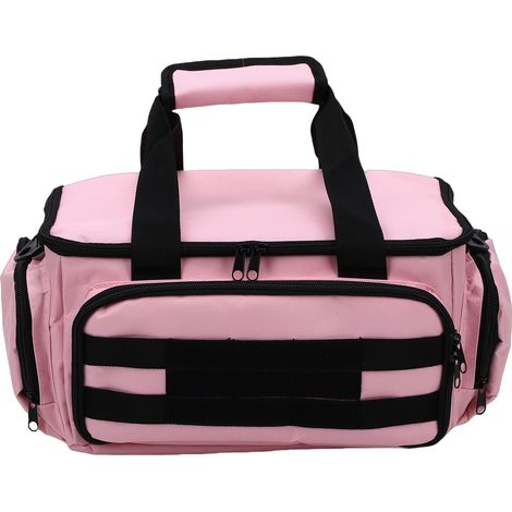 14-Zoll-Werkzeugtasche für Damen, Werkzeugträger mit rutschfestem Boden, ideal für Elektrikerinnen, Schreinerinnen und Handwerkerinnen, Pink (1/5)