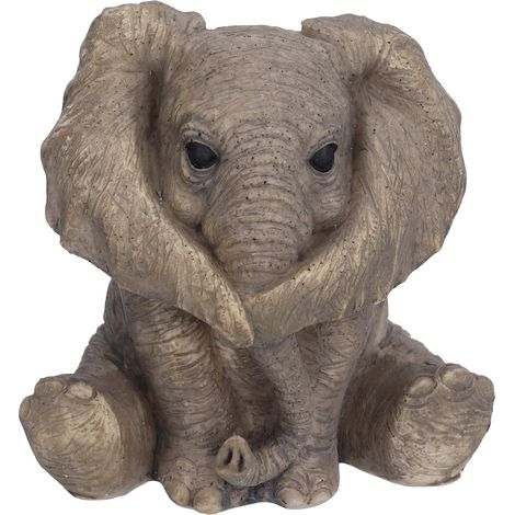 Statue d'éléphant en résine, objet de décoration mignon pour salon ou chambre à coucher - Type 1 (1/5)