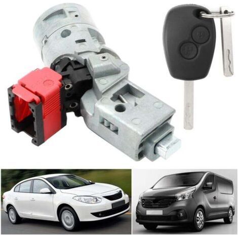 Kit Neiman Clio 3 Kangoo 2, KASturbo Anti-theft Ignition lock Steering with key for Trafic Master Duster Sandero NV300 NV400 7701208408 (1/5)