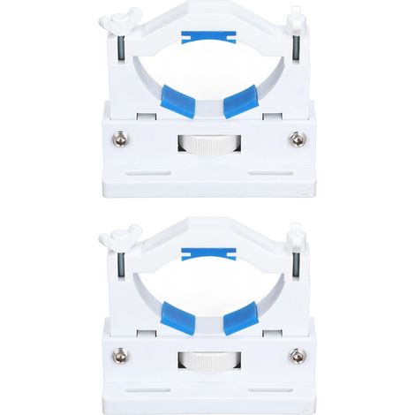 Support de tube laser en plastique (2 pièces) avec molette de réglage de la hauteur et du diamètre. (1/5)
