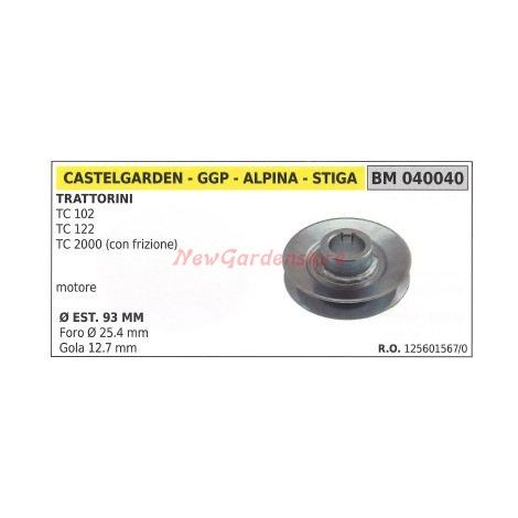 Polea para tractor cortacésped TC 102 ALPINA 040040